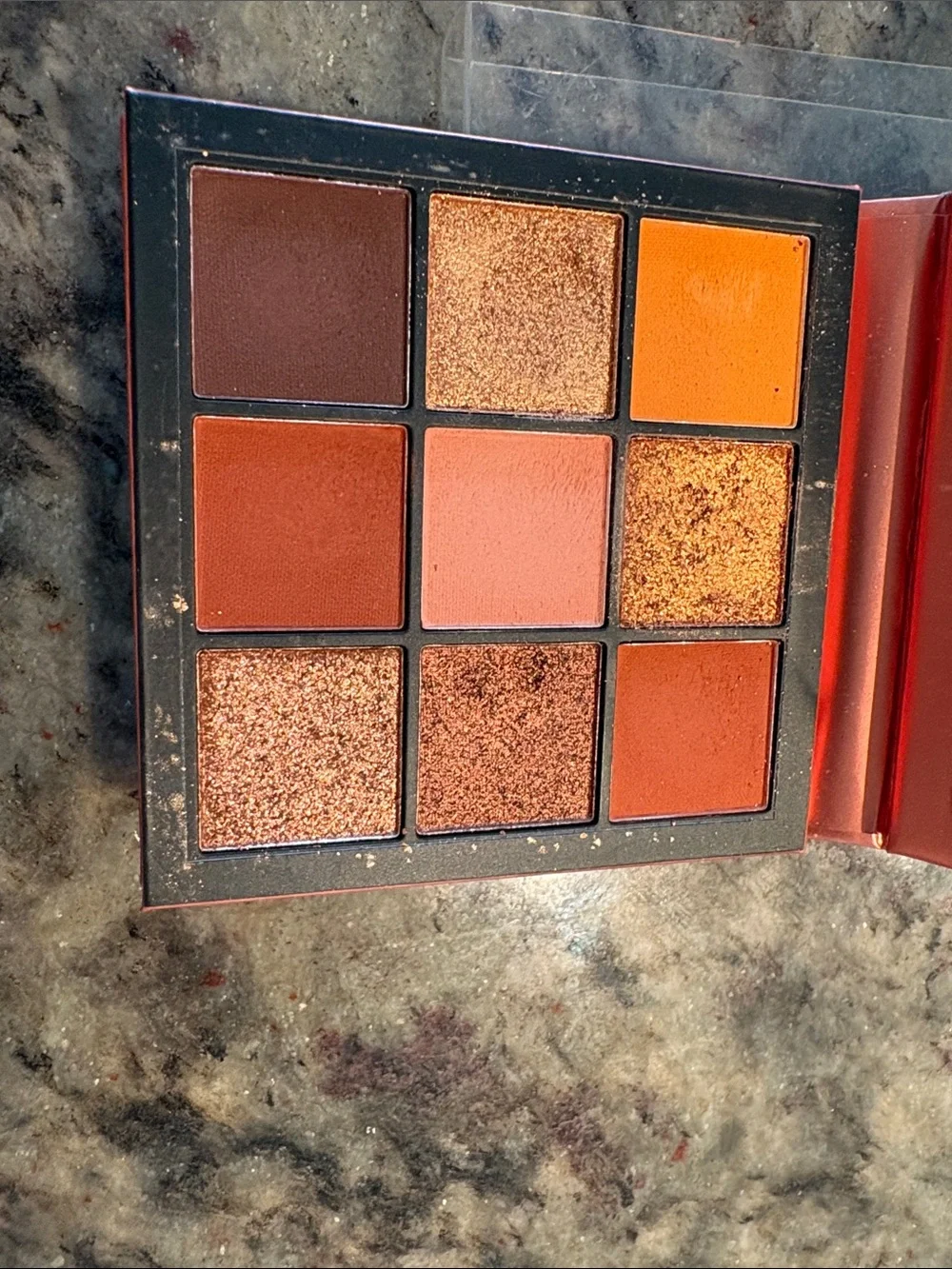 HUDA BEAUTY Topaz Obsessions Eyeshadow Palette - Copper Bronze Orange